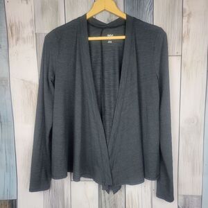 DSG Gray Open Front Cardigan Size Small